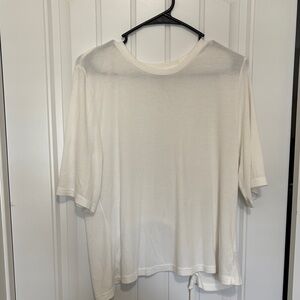 GAP Ultralite Rib-Knit Tie-back T-shirt